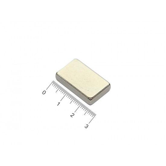 Ímã de neodímio bloco 25 x 15 x 5 mm - N42